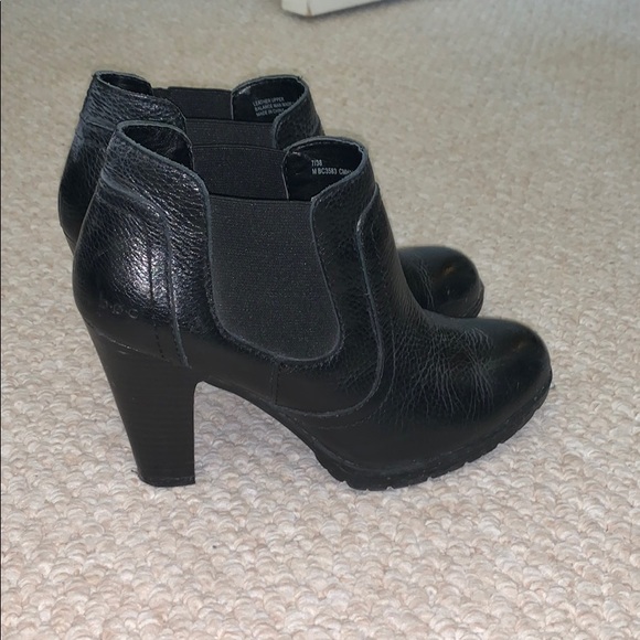 womens black booties size 7